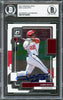 Juan Soto Autographed 2021 Donruss Optic Card #191 New York Mets Beckett BAS #16704865