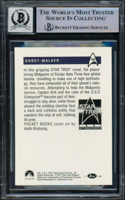 William Shatner Autographed 1991 Impel 25th Anniversary Card #155 Star Trek Captain Kirk Auto Grade Gem Mint 10 Beckett BAS #16580495