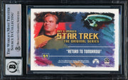 William Shatner Autographed 2005 Rittenhouse Art & Images Card #51 Star Trek Captain Kirk Auto Grade Gem Mint 10 The Original Series Beckett BAS #16580727