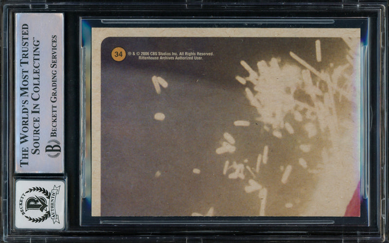 William Shatner Autographed 2006 Rittenhouse Card #34 Star Trek Captain Kirk Auto Grade Gem Mint 10 The Original Series 40th Anniversary Beckett BAS #16580839