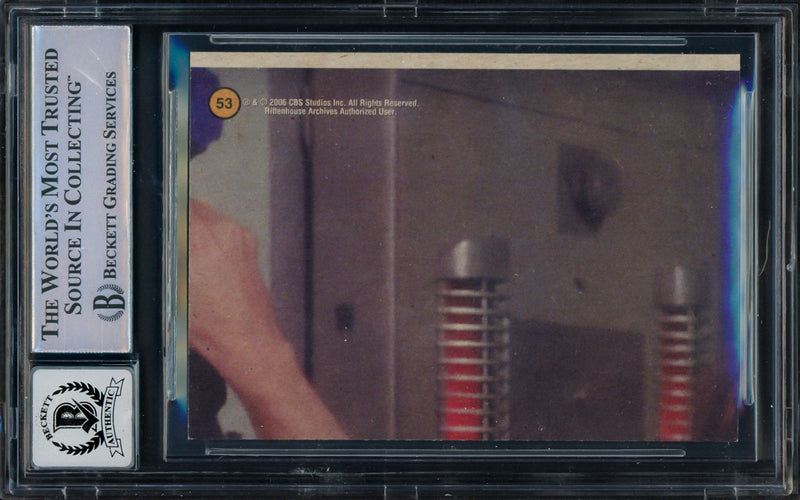 William Shatner Autographed 2006 Rittenhouse Card #53 Star Trek Captain Kirk Auto Grade Gem Mint 10 The Original Series 40th Anniversary Beckett BAS #16580842