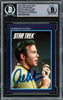 William Shatner Autographed 1991 Impel 25th Anniversary Card #89 Star Trek Captain Kirk Beckett BAS #16581093