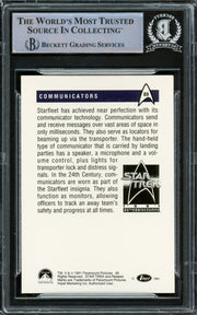 William Shatner Autographed 1991 Impel 25th Anniversary Card #89 Star Trek Captain Kirk Beckett BAS #16581093