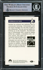 William Shatner Autographed 1991 Impel 25th Anniversary Card #89 Star Trek Captain Kirk Beckett BAS #16581092