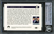 William Shatner Autographed 1991 Impel 25th Anniversary Card #277 Star Trek Captain Kirk Beckett BAS #16581113