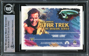 William Shatner Autographed 2005 Rittenhouse Art & Images Card #17 Star Trek Captain Kirk The Original Series Beckett BAS #16581134