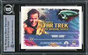 William Shatner Autographed 2005 Rittenhouse Art & Images Card #17 Star Trek Captain Kirk The Original Series Beckett BAS #16581135
