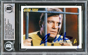 William Shatner Autographed 2009 Rittenhouse Card #327 Star Trek Captain Kirk The Original Series 40th Anniversary Beckett BAS #16581153