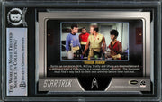 William Shatner Autographed 2010 Rittenhouse Card #39 Star Trek Captain Kirk Beckett BAS #16581157
