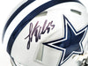 Leighton Vander Esch Autographed Dallas Cowboys Silver Speed Mini Helmet Fanatics Holo Stock #228074