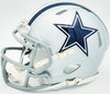 Leighton Vander Esch Autographed Dallas Cowboys Silver Speed Mini Helmet Fanatics Holo Stock #228074