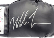 Mike Tyson Autographed Black Everlast Boxing Glove (Right Handed RH, Silver) JSA Stock #228079