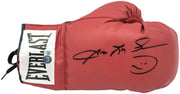 Sugar Ray Leonard Autographed Red Everlast Boxing Glove Right Handed RH BAS Witness Stock #227971