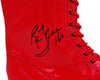 Ric Flair Autographed Red Right Footed Boot WWE "16x" JSA Stock #228116
