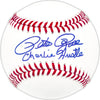 Pete Rose Autographed Official MLB Baseball Cincinnati Reds "Charlie Hustle" PR Holo Stock #227974