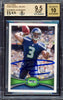Russell Wilson Autographed 2012 Topps Rookie Card #165A Seattle Seahawks BGS 9.5 Auto Grade Gem Mint 10 Beckett BAS Stock #214868