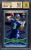 Russell Wilson Autographed 2012 Topps Chrome Rookie Card #40A Seattle Seahawks BGS 9.5 Auto Grade Gem Mint 10 Beckett BAS #15530037