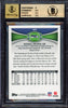 Russell Wilson Autographed 2012 Topps Chrome Rookie Card #40A Seattle Seahawks BGS 9.5 Auto Grade Gem Mint 10 Beckett BAS #15530037