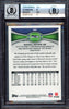 Russell Wilson Autographed 2012 Topps Chrome Refractor Rookie Card #40 Seattle Seahawks BGS 9 Auto Grade Gem Mint 10 Beckett BAS #15530062