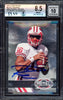 Russell Wilson Autographed 2012 Fleer Metal Universe Rookie Card #M-63 Wisconsin Badgers BGS 8.5 Auto Grade Gem Mint 10 Beckett BAS #15530120
