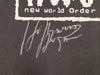 Hulk Hogan Autographed Black WWE NWO T-Shirt "Hollywood" JSA Stock #228799