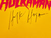 Hulk Hogan Autographed Yellow WWE Hulkamania T-Shirt JSA Stock #228800