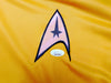 William Shatner Autographed Gold Star Trek Uniform Captain Kirk JSA Stock #228113