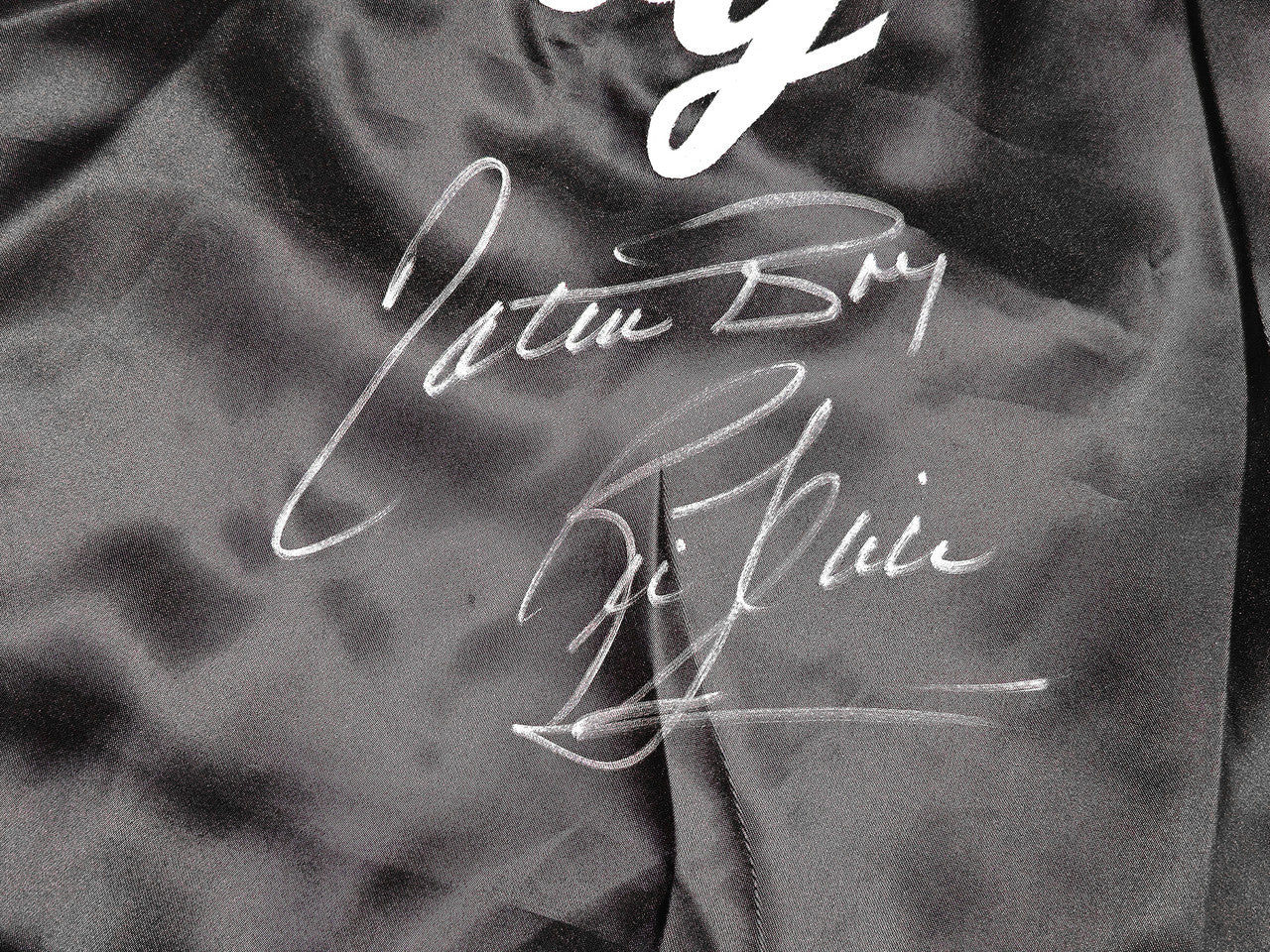 Ric Flair Autographed Black Wrestling Robe "Nature Boy" PSA/DNA Stock #227976