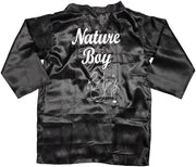 Ric Flair Autographed Black Wrestling Robe "16x" JSA Stock #227977