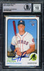 Jeremy Pena Autographed 2022 Topps Heritage Rookie Card #629 Houston Astros Auto Grade Gem Mint 10 Beckett BAS Stock #229009