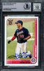 Juan Soto Autographed 2021 Topps Big League Card #290 New York Mets Auto Grade Gem Mint 10 Beckett BAS Stock #229022