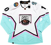 Seattle Kraken Matty Beniers Autographed White Adidas 2023 All Star Game Jersey Size 54 "1st ASG 2-4-23" Fanatics Holo Stock #215324