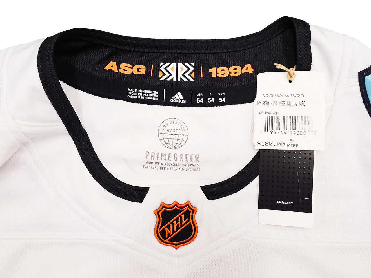 Seattle Kraken Matty Beniers Autographed White Adidas 2023 All Star Game Jersey Size 54 "1st ASG 2-4-23" Fanatics Holo Stock #215324