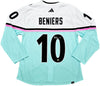 Seattle Kraken Matty Beniers Autographed White Adidas 2023 All Star Game Jersey Size 54 Fanatics Holo Stock #215323
