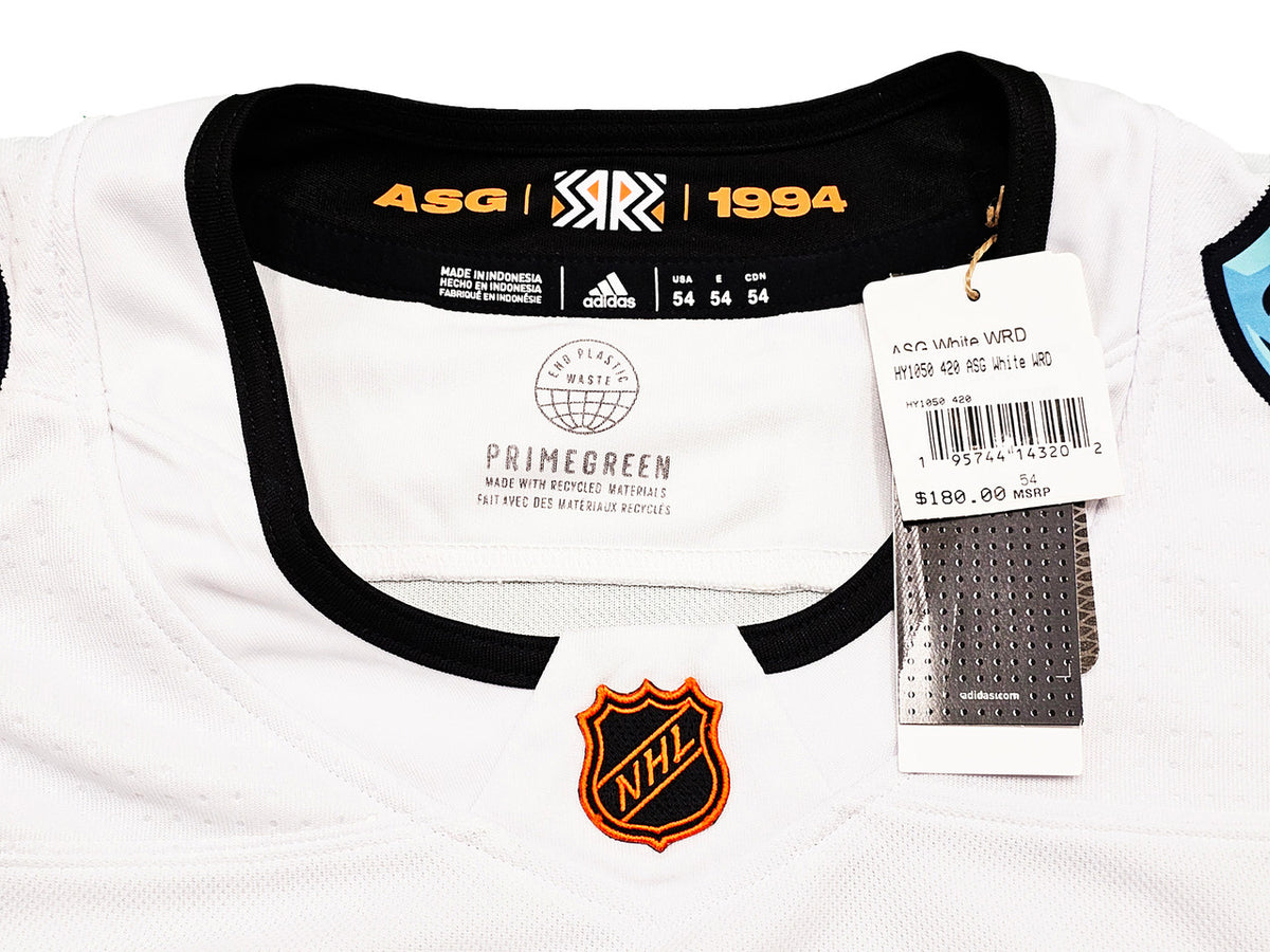 Seattle Kraken Matty Beniers Autographed White Adidas 2023 All Star Game Jersey Size 54 Fanatics Holo Stock #215323