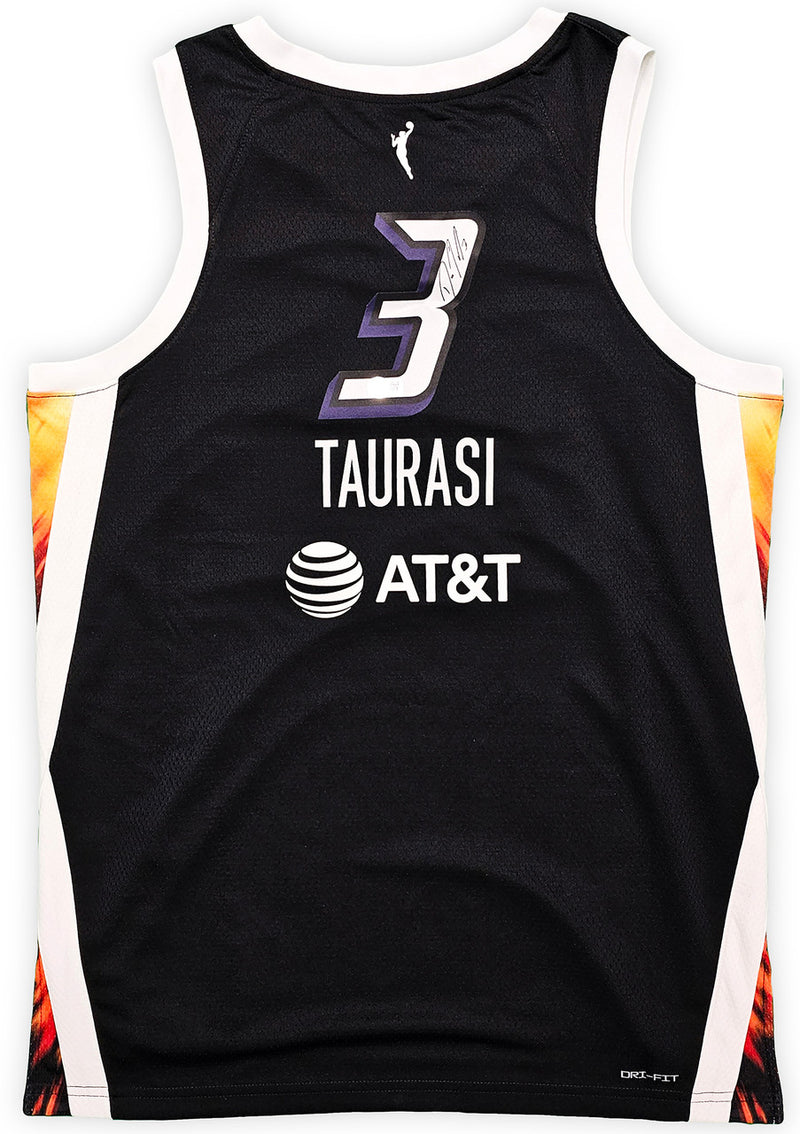 Phoenix Mercury Diana Taurasi Autographed Black Nike Rebel Edition Jersey Size L Beckett BAS QR Stock #214837