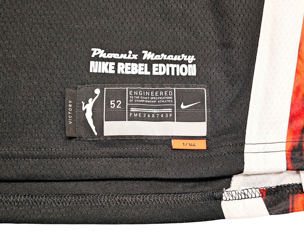 Phoenix Mercury Diana Taurasi Autographed Black Nike Rebel Edition Jersey Size XL Beckett BAS QR Stock #214836