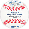Wade Boggs Autographed Official MLB Baseball Boston Red Sox "5x AL Batting Champ" Beckett BAS Witness Stock #215040