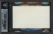Willie Shoemaker Autographed 3x5 Index Card Jockey Beckett BAS Stock #239953