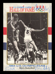 Bill Bradley Autographed 1991 Impel Card #60 1964 Team USA Basketball (Signed Twice) SKU #240684