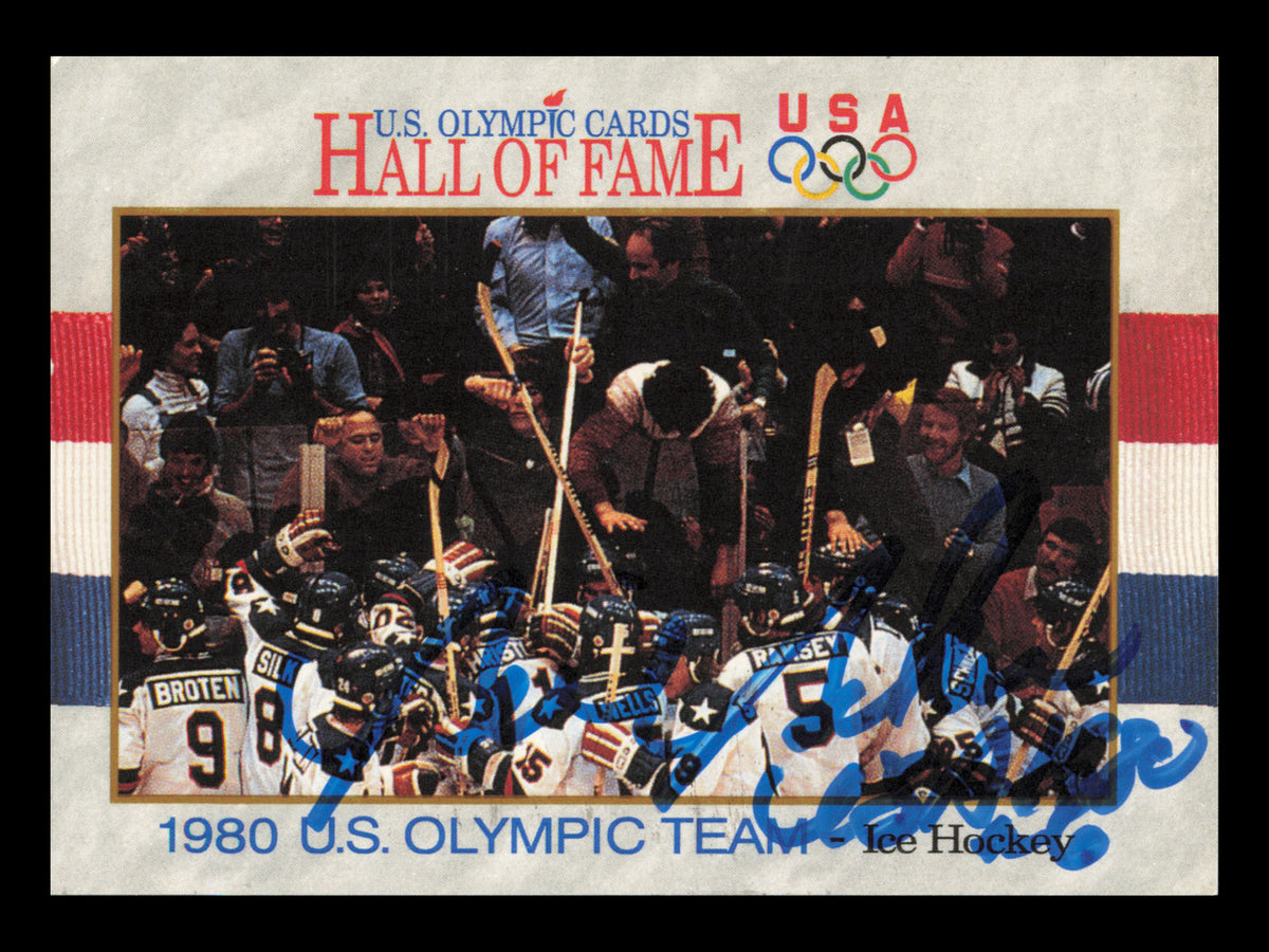 Bill Baker Autographed 1991 Impel Card #71 1980 Team USA Hockey SKU #240699