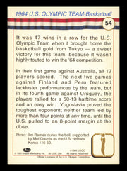 Mel Counts Autographed 1991 Impel Card #54 1964 Team USA Basketball SKU #240703