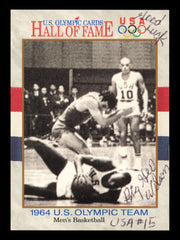 Big George Wilson Autographed 1991 Impel Card #56 1964 Team USA Basketball "Good Luck, USA #15" SKU #240704