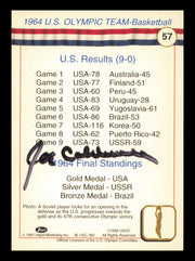 Joe Caldwell Autographed 1991 Impel Card #57 1964 Team USA Basketball SKU #240706