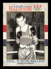 Col. F. Don Miller Autographed 1991 Impel U.S. Olympics Card #73 SKU #240709