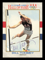 Bill Toomey Autographed 1991 Impel U.S. Olympics Card #23 SKU #240713
