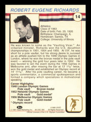 Bob Richards Autographed 1991 Impel U.S. Olympics Card #14 SKU #240717