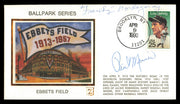 Frenchy Bordagaray & Paul Minner Autographed First Day Cover Brooklyn Dodgers SKU #240737