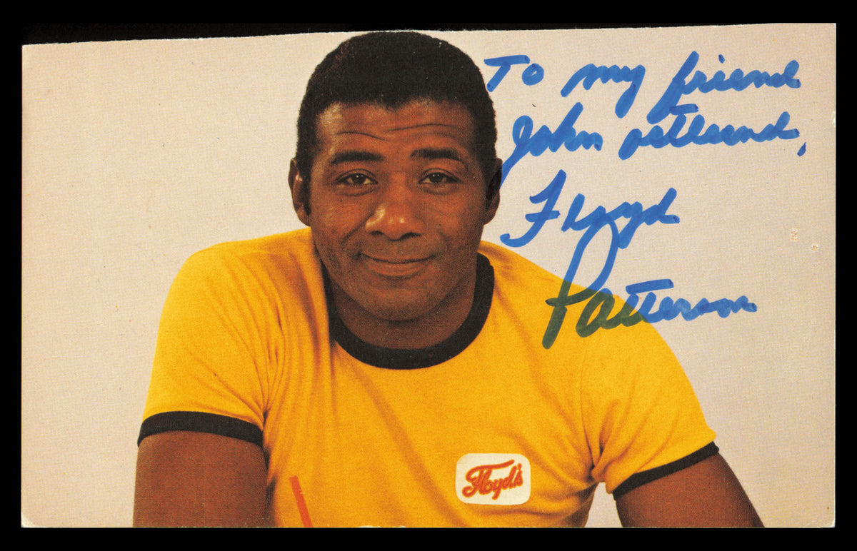 Floyd Patterson Autographed Postcard "To John" SKU #240749