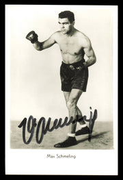 Max Schmeling Autographed 3.5x5.5 Photo SKU #240758